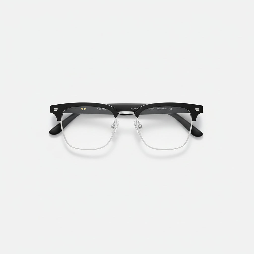 Lunettes connectées E613 Semi-cerclées Transparente