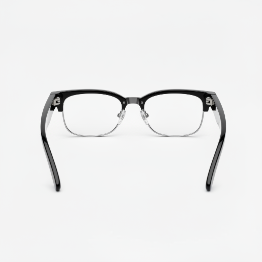 Lunettes connectées E613 Semi-cerclées Transparente